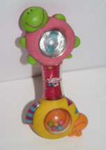 Learning Curve Brands Baby Hand Rattle Shakin Shell Turtle Snail Toy 200... - $234.32 MXN