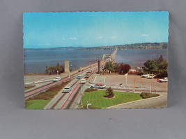 Vintage Postcard - Lake Washington Floating Bridge - Dexter Press - £11.74 GBP