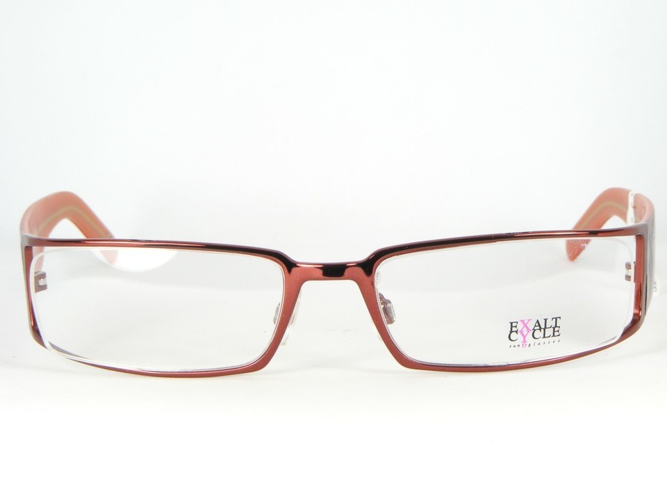 Exalt Cycle EXSONNY C2 RED EYEGLASSES GLASSES METAL FRAME 54-18-130mm Italy Item image 2