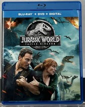 Jurassic World: Fallen Kingdom Blu-ray &amp; DVD - 2018 Chriss Pratt Jeff Goldblum - £5.48 GBP