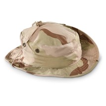 NEW DCU MILITARY ISSUE VENTED DCU DESERT CAMOUFLAGE SUN HAT BOONIE - $26.24+