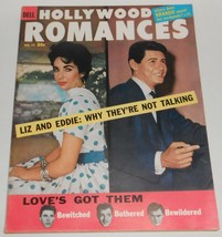 #12 1959 Dell HOLLYWOOD ROMANCES MAGAZINE Liz &amp; Eddie Cover MONROE MANSF... - £19.60 GBP