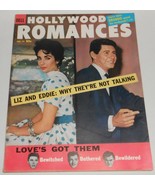 #12 1959 Dell HOLLYWOOD ROMANCES MAGAZINE Liz &amp; Eddie Cover MONROE MANSF... - £19.46 GBP