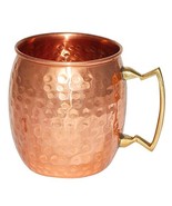 Rastogi Handicrafts Pure Copper Hand Hammered Mug Brass Handle - Moscow ... - €17,15 EUR