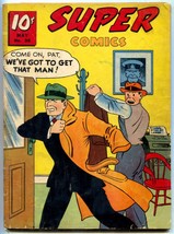 Super Comics #36 1941- Dick Tracy- Smokey Stover- Magic Morro G+ - £81.31 GBP