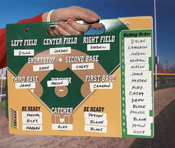 Magnetic Lineup Board with Field Position for Baseball and Softball Coach Magnet - £40.64 GBP