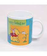 Winnie The Pooh And Piglett Happy Being Me Coffee Mug Colorful And Cute ... - $9.28