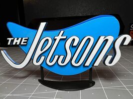 The Jetsons Logo Sign 3D Printed Hanna Barbera Display Plaque Collectibl... - $15.67