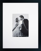 11x14 Black Gallery Picture Frame with 5x7 Great Gift for Wedding and Celebratio - £27.46 GBP