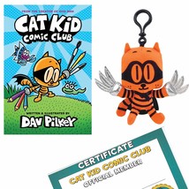 Cat Kid Comic Club Kids Gift Set Includes Hardcover Book by Dav Pilkey, MerryMak - £23.97 GBP
