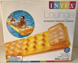 Intex 18 Pocket Fashion Inflatable Pool Lounge Float  Water Sports Rafts Toys - $19.94