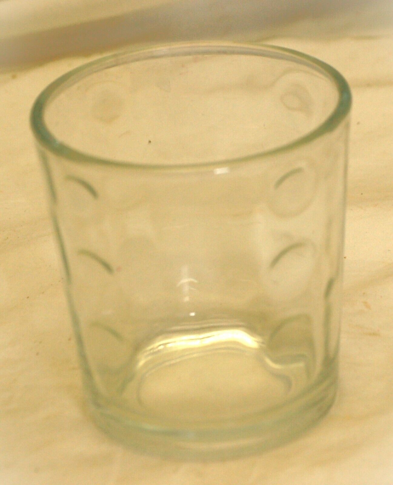 Libbey Drinking Glass Tumbler Abstract Designs 3-3/4&quot; - $12.86