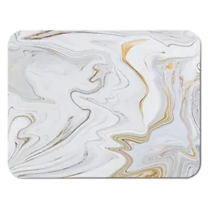 New Washable Rubber Swirl Marble Dish Drying Mats For Kitchen Counter Home Large - £28.02 GBP