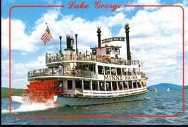 Lake George, N. Y., SS Minnie - HA-Ha, Postcard - £1.74 GBP
