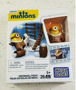 Mega Bloks Minions Snowball Fight Set #38017 New 26 Pieces Despicable Me - £10.97 GBP