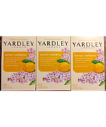 Yardley Lemon Verbena With Shea Butter &amp; Pure Citrus Oils Bar Soap 3 - 4... - $340.09 MXN