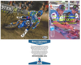 Justin Barcia Supercross Motocross signed 8x10 photo proof Beckett..autographed - £85.65 GBP