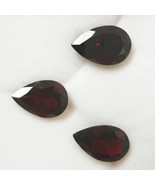 Natural Garnet Pear Faceted Cut 14X10mm Burgundy Color VS Clarity Loose ... - £141.62 GBP