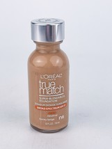 LOreal True Match Super Blendable Makeup N6 Honey Beige 1 Fluid Oz - £11.30 GBP