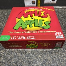 Apples To Apples Party Box Game with BONUS Picture Cards. Preowned Compl... - $8.00