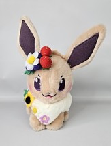 2020 Easter Floral Eevee Plush Pokemon Center Flowers Strawberries - $42.52