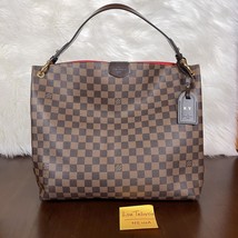 Authenticity Guarantee 
Louis Vuitton Damier Ebene Graceful MM - $1,540.00