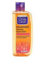 CLEAN &amp; CLEAR Essentials Foaming Facial Cleanser Oil-Free 2 X 100ML + 1 ... - $31.98 CAD