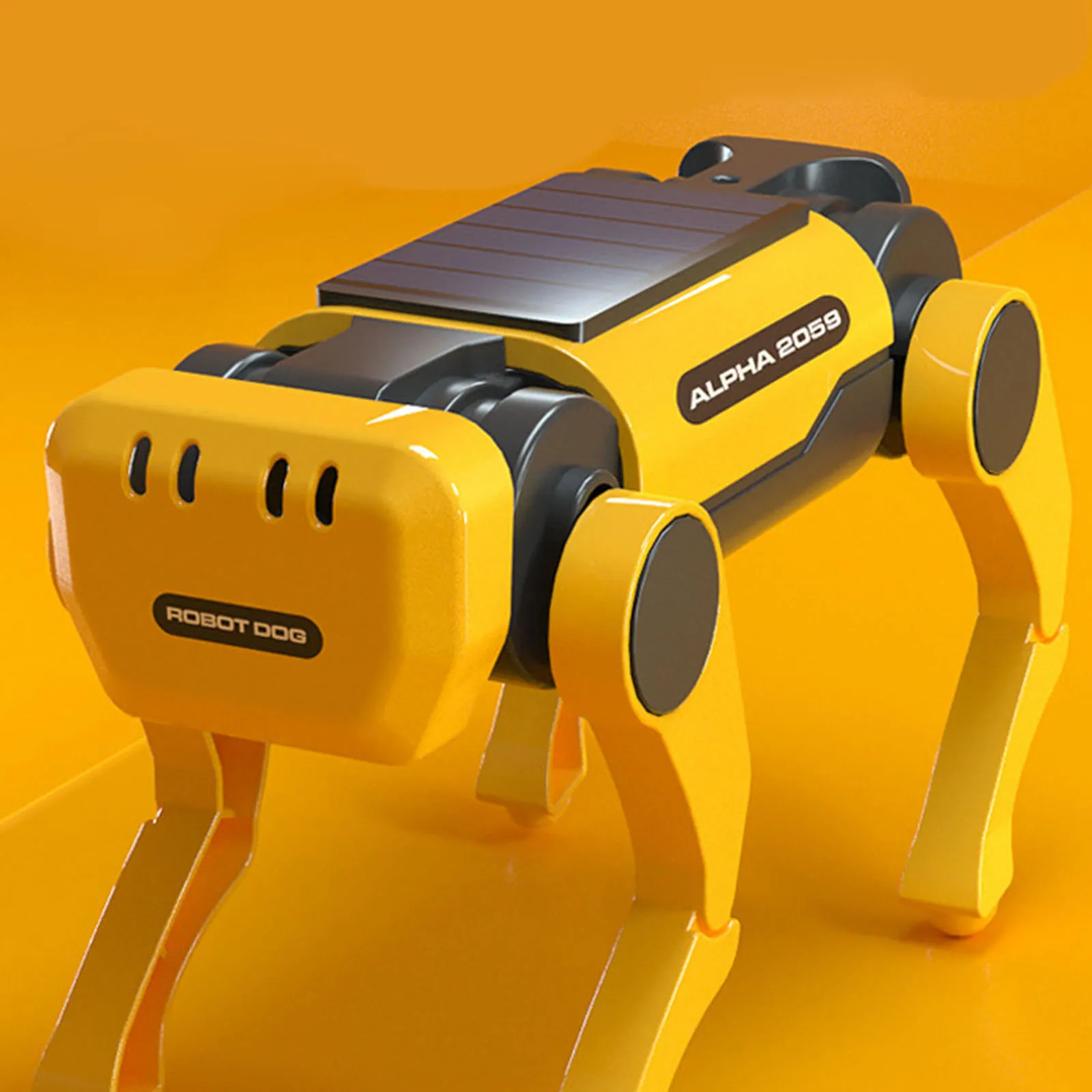 DIY Assembly Solar Electric Mechanical Dog Science Tech Puzzle Toy Smart - £15.66 GBP
