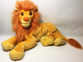 Disney Mattel Lion King Simba Plush Cat JUMBO Stuffed Animal Toy Doll 24&quot; Adult - £58.97 GBP