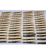 (47) Lot Vintage Small 3 1/4&quot; Wood Clothes Pins - $30.94 CAD