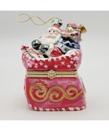 Mr. Christmas Musical Christmas Box Ornament Plays Jingle Bells Vintage - $788.37 MXN