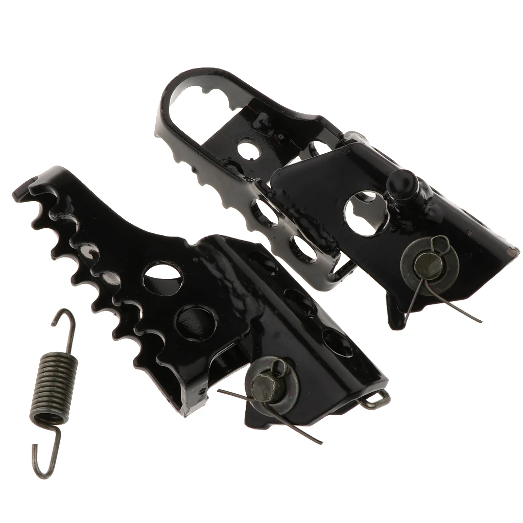 Steel Motorcycle Front Foot Rests Footrest Pegs Pedals for Tricker - $19.25