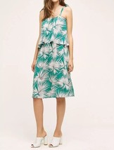 NWT $148 Anthropologie Fanned Palm Dress LARGE By HD In Paris - £43.44 GBP