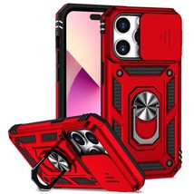 for Oppo A58 4G (Color: RED) Shockproof Hard Back Hard Silicon Back Cove... - $834.34 MXN