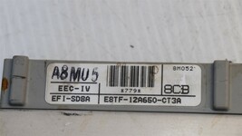 Ford ECU ECM PCM Engine Computer Module E8TF-12A650-CT3A image 4