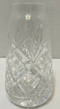 Vintage Royal Doulton English Cut Glass Crystal Bud Vase 5 inches - £30.93 GBP