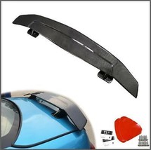 UNIVERSAL 52&quot; DRAGON-1 CARBON LOOK ABS GT STYLE REAR TRUNK SPOILER WING LIP - £64.34 GBP