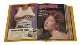 1977 Easyriders Magazines Lot Binder Harley Davidson Chopper Biker 12 Issues image 2