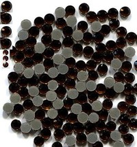 Rhinestones 3mm 10ss COFFEE Hot Fix  Iron on   2 Gross  288 Pieces - £5.24 GBP