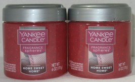 Yankee Candle Fragrance Spheres Odor Neutralizing Beads Lot 2 HOME SWEET... - £21.28 GBP