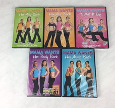 Lot of 5 Mama Wants Her Body Abs Arms Booty Back DVD Lisa Druxman Melt it Off - £15.98 GBP