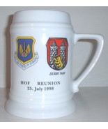USAF US Air Forces in Europe Reunion 1998 Stadt Hof Germany ceramic beer... - €12,96 EUR