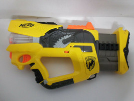 2005 Hasbro NERF N-Strike Firefly Rev-8 Electronic Rifle Dart Gun WORKS - £27.20 GBP