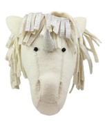 Fiona Walker England Handmade Organic Semi Unicorn Head Hanging Wall Dec... - £83.35 GBP