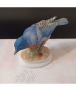 Vintage Lefton Blue Bird Ceramic Figurine Hand Painted  Made in Japan KW395 - €10,31 EUR