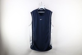 Vintage Nike Mens XL Travis Scot Center Swoosh Sleeveless Muscle Jersey T-Shirt - £39.09 GBP