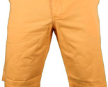 Hawke &amp; Dumar Tab Detail Twill Rustic Orange Walk Summer Shorts HD125050... - $59.69