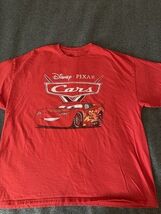 Vintage Disney CARS Tshirt Movie Promo Y2K Men&#39;s Size XXL Lightening McQ... - $1,742.69 MXN