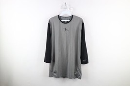 Nike Pro Combat Mens Large Fitted Ken Griffey Jr Baseball Raglan T-Shirt Gray - £35.00 GBP