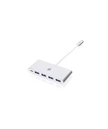 IOGEAR USB-C to 4 Port USB-A Hub - USB-C 60W Pass Through - Compatible w... - $36.46
